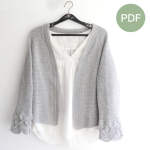 Muurbloempje Vest S-XXL PDF Patroon